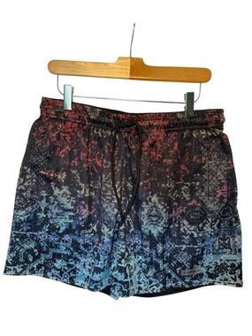 Men's YoungLA Persian Rug Reversible Shorts, Blue Rug Large